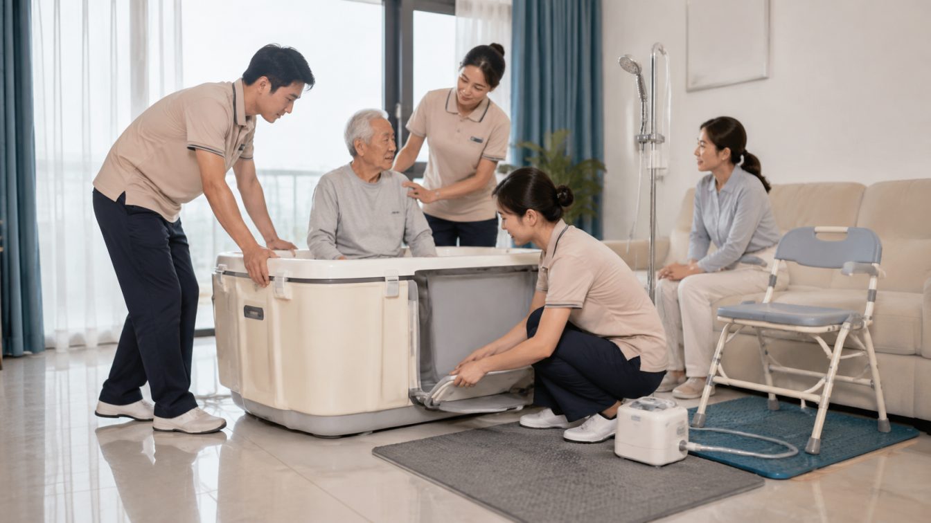 句容还在为老人洗澡发愁？
